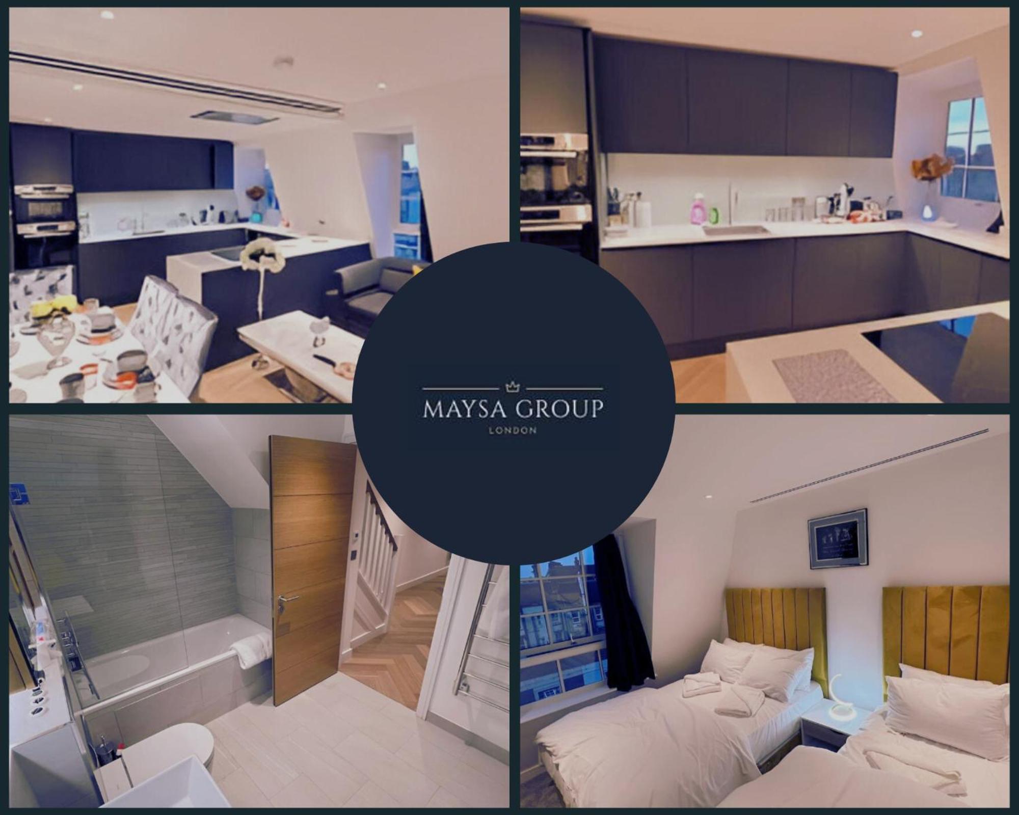 Reserve Amazing 2-Bedroom Penthouse In Marble Arch 74 ลอนดอน ภายนอก รูปภาพ